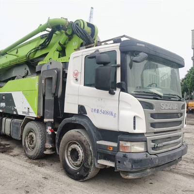 Gebruikte de de Concrete Pompvrachtwagen van tweede Handputzmeister 62 Meter 600 L