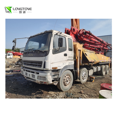 Gebruikte van de de Concrete Pompvrachtwagen 37/42/52 van Putzmeister de Pomplengte van m