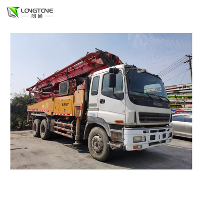 25m 30m 35m 38m 45m 50m de Vrachtwagen van de Boompomp zette Concrete Mixer en Pomp op