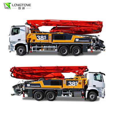 De gebruikte van de Diesel Cilinder Concrete Pompvrachtwagen 700L 230mm
