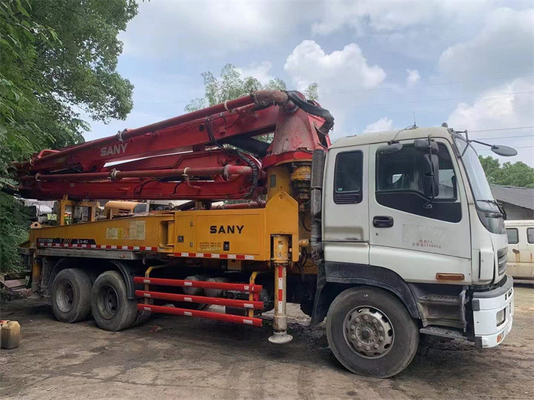 37 Meter Gebruikte Vrachtwagen Concrete Pomp Vrachtwagen Opgezette SYG5360THB 49