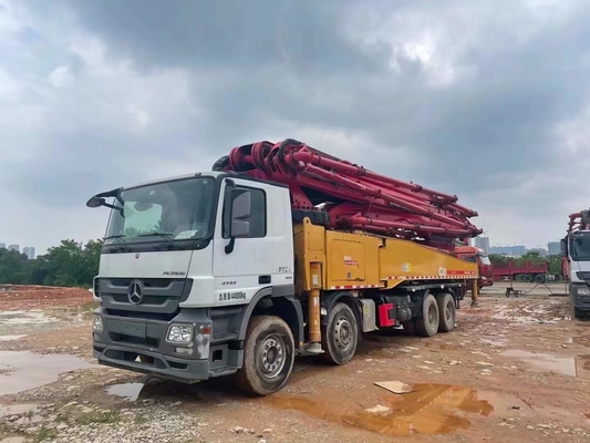 vernieuwt de 52m Gebruikte Vrachtwagen Concrete Pomp 38t, Opgezette Concrete Pomp