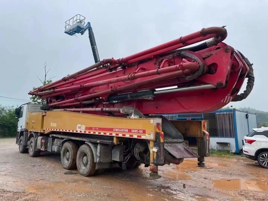 vernieuwt de 52m Gebruikte Vrachtwagen Concrete Pomp 38t, Opgezette Concrete Pomp