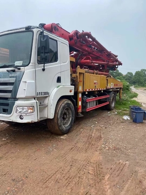 De gebruikte 63m Zoomlion Draadloze Afstandsbediening van de Concrete Pompvrachtwagen