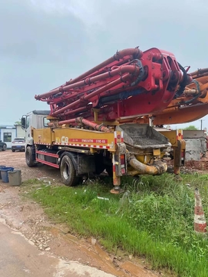 De gebruikte 63m Zoomlion Draadloze Afstandsbediening van de Concrete Pompvrachtwagen