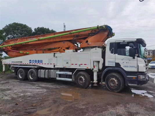 33T gebruikte Vrachtwagen Concrete Pomp, de Pompvrachtwagen ZLJ5293THB125-37 van het 37 Metercement