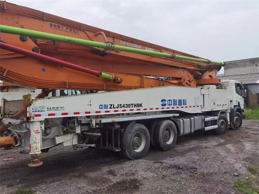 33T gebruikte Vrachtwagen Concrete Pomp, de Pompvrachtwagen ZLJ5293THB125-37 van het 37 Metercement