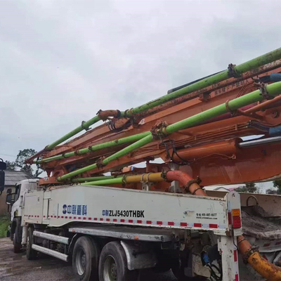 33T gebruikte Vrachtwagen Concrete Pomp, de Pompvrachtwagen ZLJ5293THB125-37 van het 37 Metercement