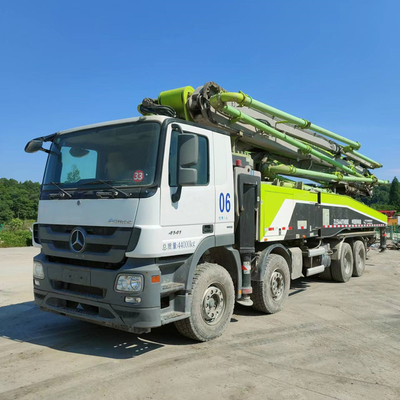 Opgezette Gebruikte Vrachtwagen Concrete Pomp, Elektrische Diesel Motor 49m concrete boompomp