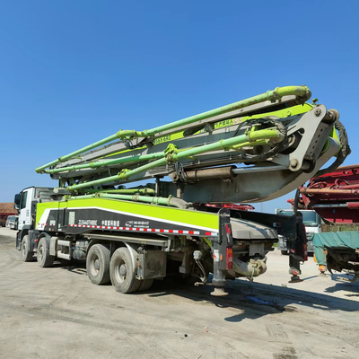 Opgezette Gebruikte Vrachtwagen Concrete Pomp, Elektrische Diesel Motor 49m concrete boompomp
