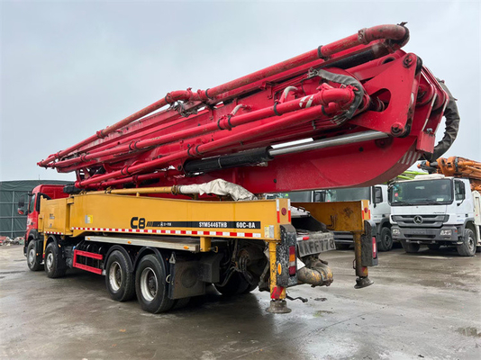39M Truck Mounted Concrete Boompomp van Hydraulische Concrete Pompvrachtwagen