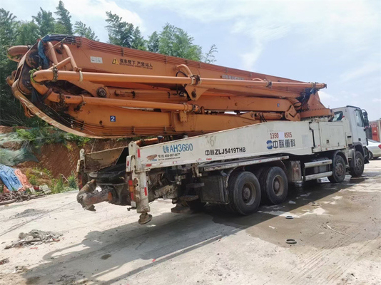 Bouw Gebruikte de Boompomp van Putzmeister van de Vrachtwagen Concrete Pomp met Afstandsbediening