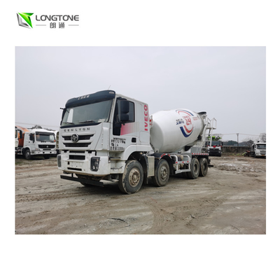 Tweede Hand Tweeling de Schacht Concrete Mixer van 350 KWu met Pomp Gebruikte Mixervrachtwagen