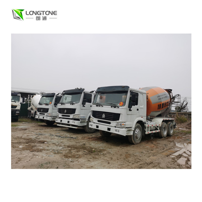 Tweede Hand Tweeling de Schacht Concrete Mixer van 350 KWu met Pomp Gebruikte Mixervrachtwagen
