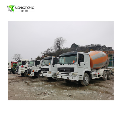 zette de Chinese Gebruikte het Cementvrachtwagen Sinotruk Howo van 6x4 16CBM Concrete Mixervrachtwagens op