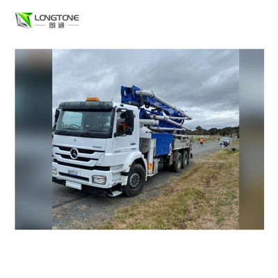 De gebruikte Gele Concrete Vrachtwagen van Sany met Max. Druk 6 - 6,6 MPa Max. Gezamenlijke Diameter 24 - 36 Mm