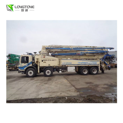 Gebruikte Gele Vrachtwagen Concrete Pomp met 24-36 M Distance 6-6.6 MPa Druk