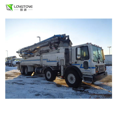Gebruikte Gele Vrachtwagen Concrete Pomp met 24-36 M Distance 6-6.6 MPa Druk