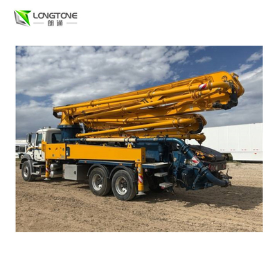 Gebruikte 25T-Vrachtwagen Concrete Pomp met Max. Leveringshoogte 24 - 36 M Oil Tank Capacity 320L