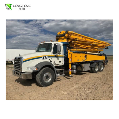Gebruikte 25T-Vrachtwagen Concrete Pomp met Max. Leveringshoogte 24 - 36 M Oil Tank Capacity 320L