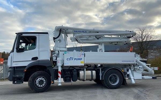 Hoogste Merk HB56K 56m de Gearticuleerde Vrachtwagen van de Boom Concrete Pomp