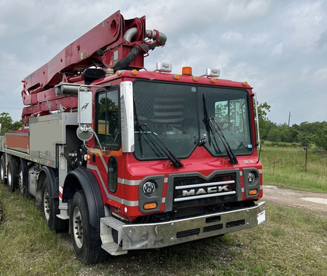 Gebruikte Zoomlion-Diesel Vrachtwagen Concrete Pomp met Max. Gezamenlijke Diameter van 24-36 Mm