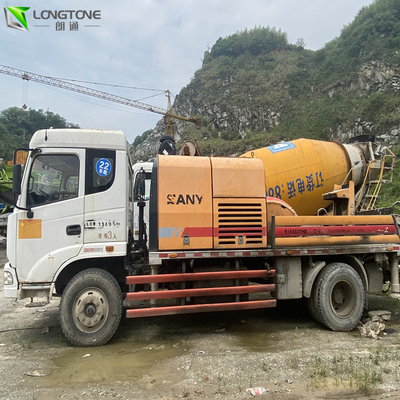 Opgezette de vrachtwagen gebruikte Concrete Lijnpompen, het Industriële Concrete Pompen van 186Kw