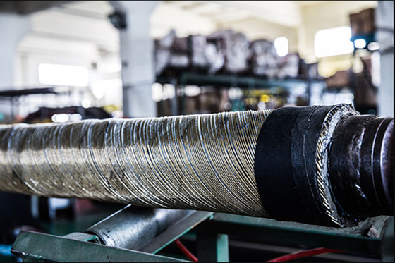 64mm Geleidende van het de Pijppleister van Concrete Pompdelen van het de Lossings Rubberzand de Ontploffingsslang